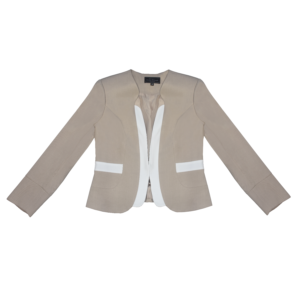 Blazer Sastre Bicolor Frente Abierto