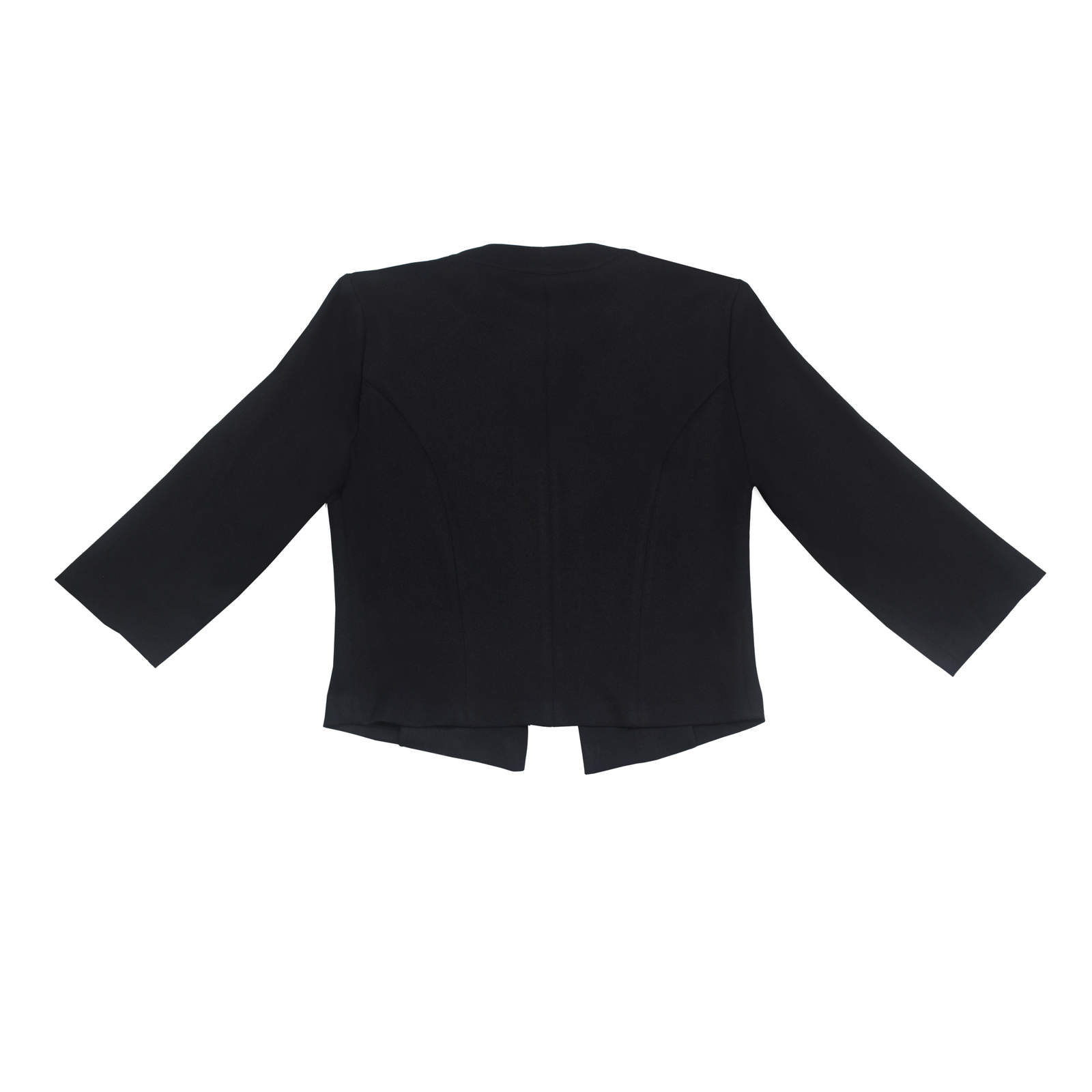 Saco Sastre Brocado Floral con Pedrería Negro - Image 3