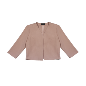 Saco Corto Minimalista Manga 3/4 - Rosa Palo