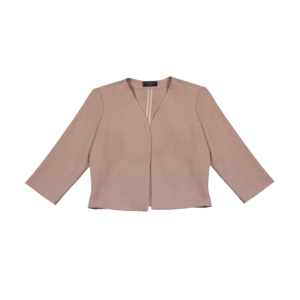 Saco Corto Minimalista Manga 3/4 - Rosa Palo