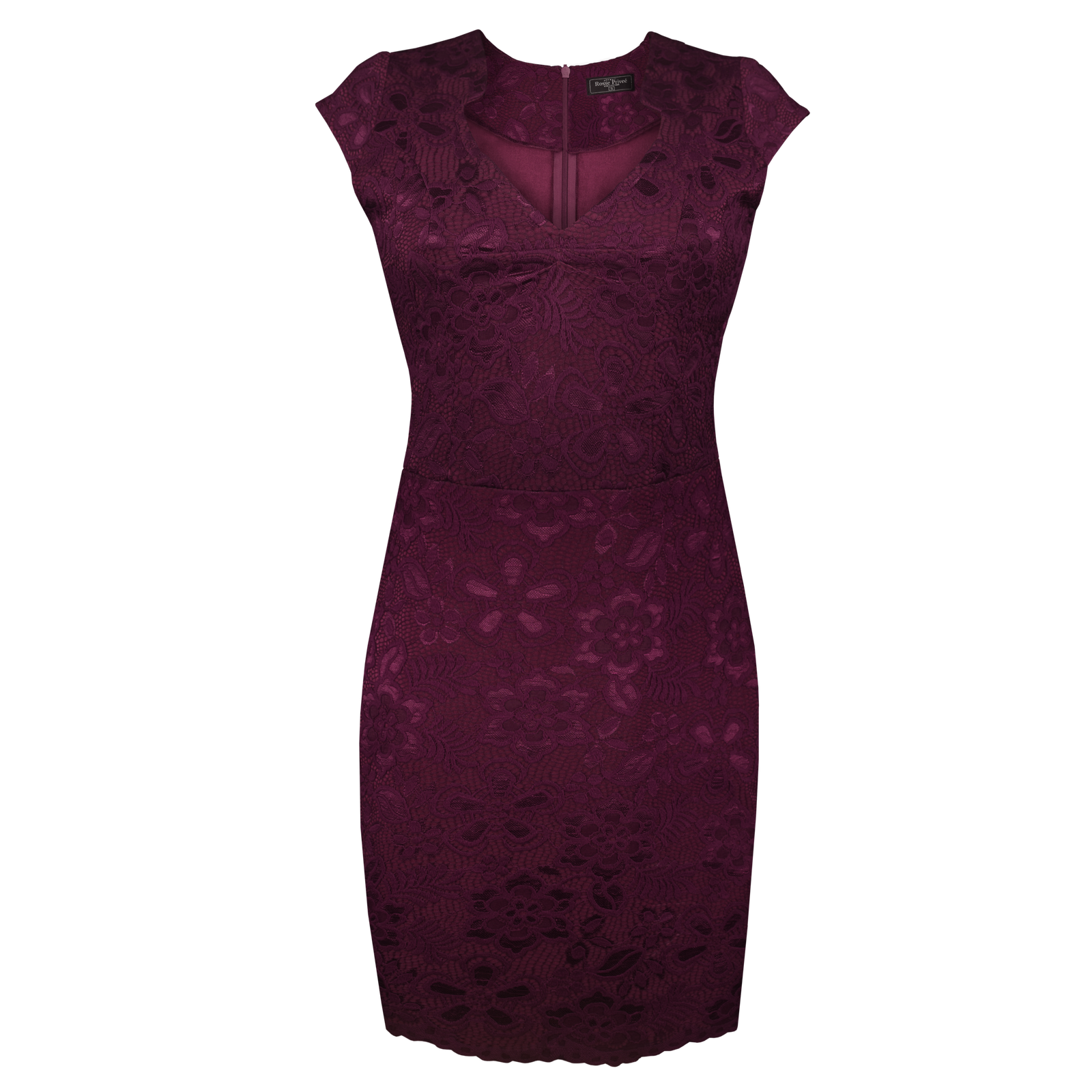 Vestido Bordeado